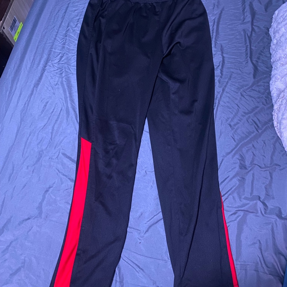 Athletic Works Black and Red Sweatpants